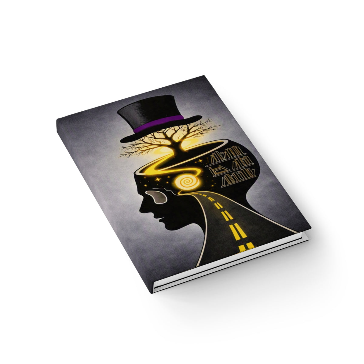 Pathways of the Mind Hardcover Journal – Tree of Knowledge Notebook