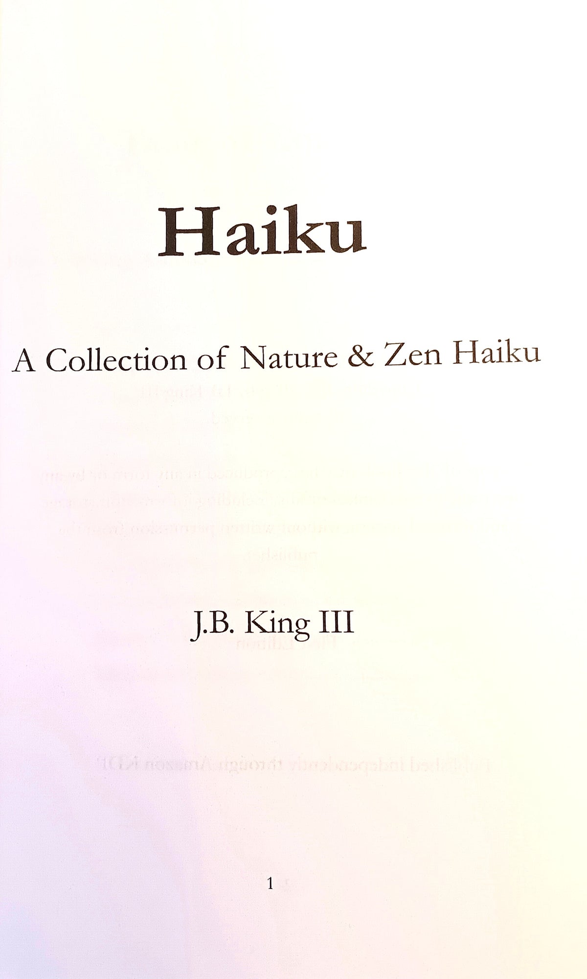 Haiku: A Collection of Nature & Zen Haiku