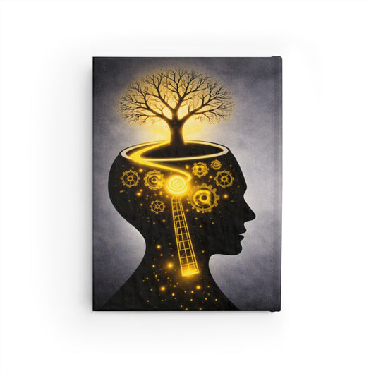 Pathways of the Mind Hardcover Journal – Tree of Knowledge Notebook