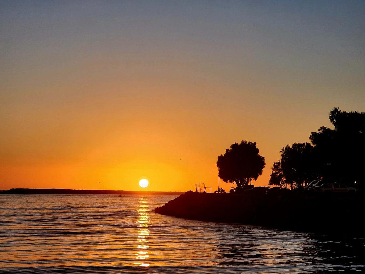 Golden Sunset Over Mission Bay – San Diego, California